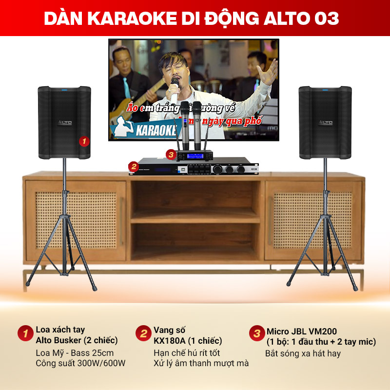 Dàn karaoke di động Alto 03