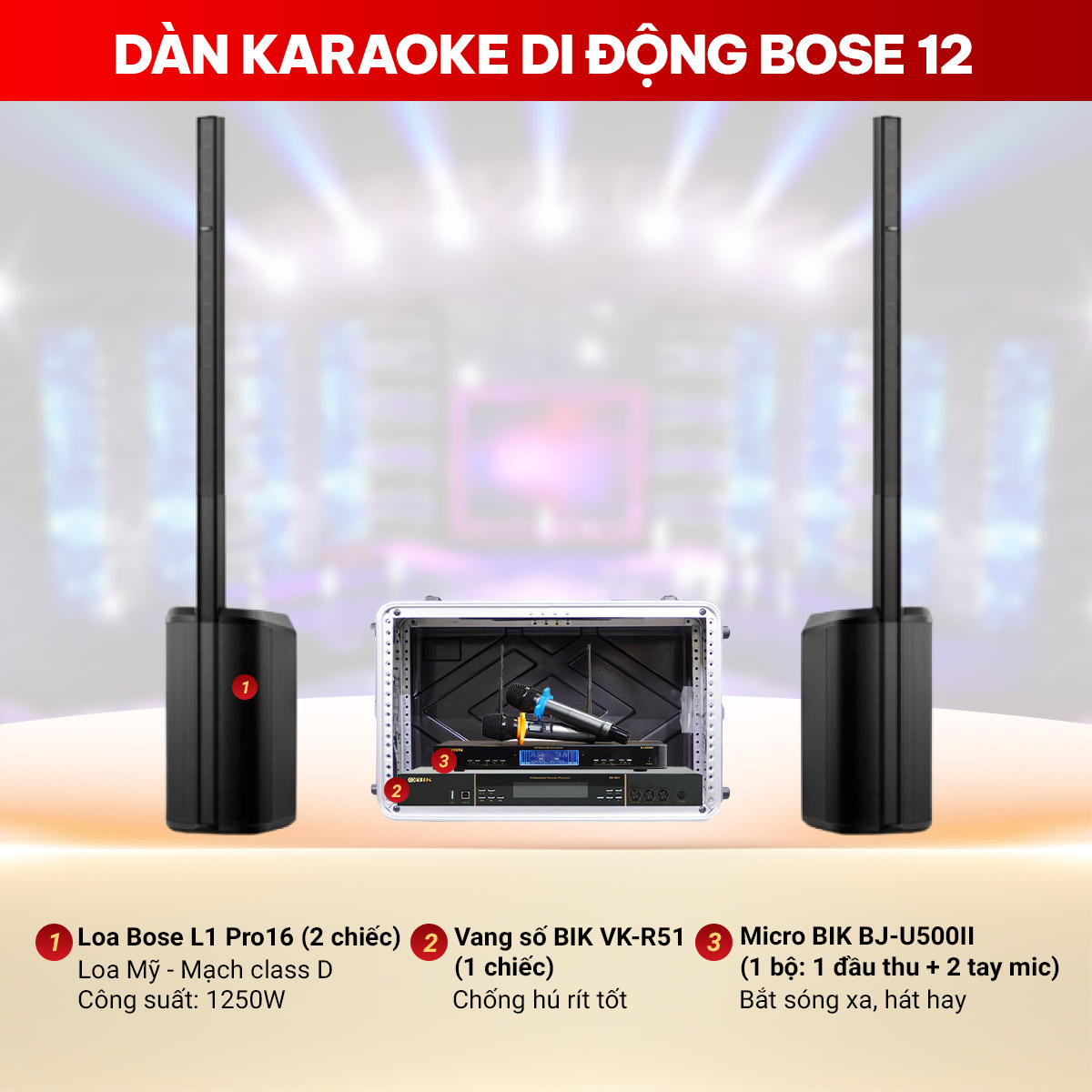 Dàn karaoke di động Bose 12