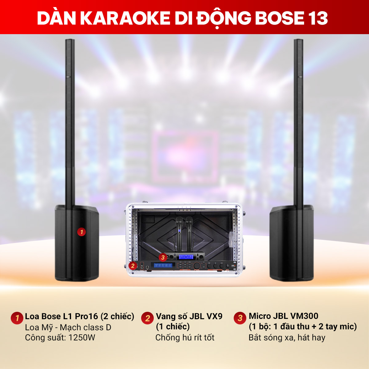 Dàn karaoke di động Bose 13