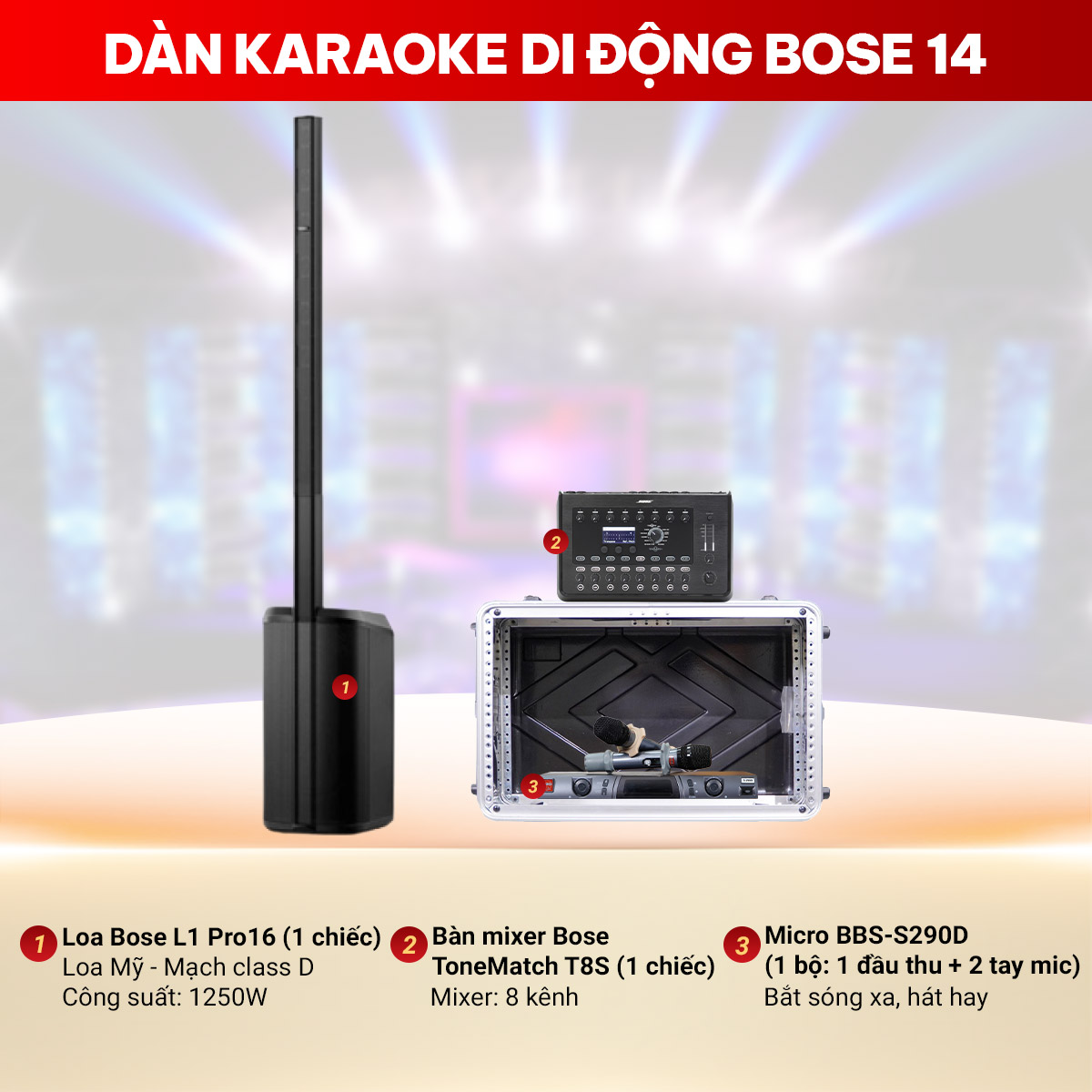 Dàn karaoke di động Bose 14
