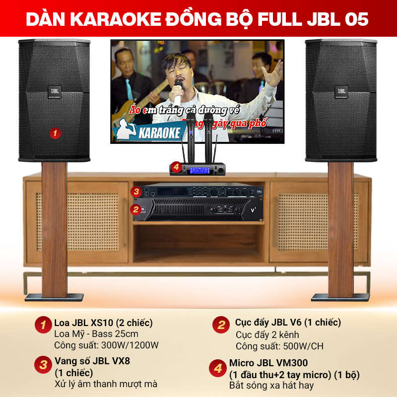Dàn karaoke đồng bộ full JBL 05 Hot New 2024