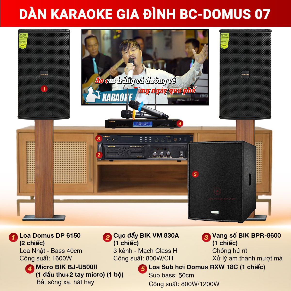 Dàn karaoke gia đình BC-Domus 07