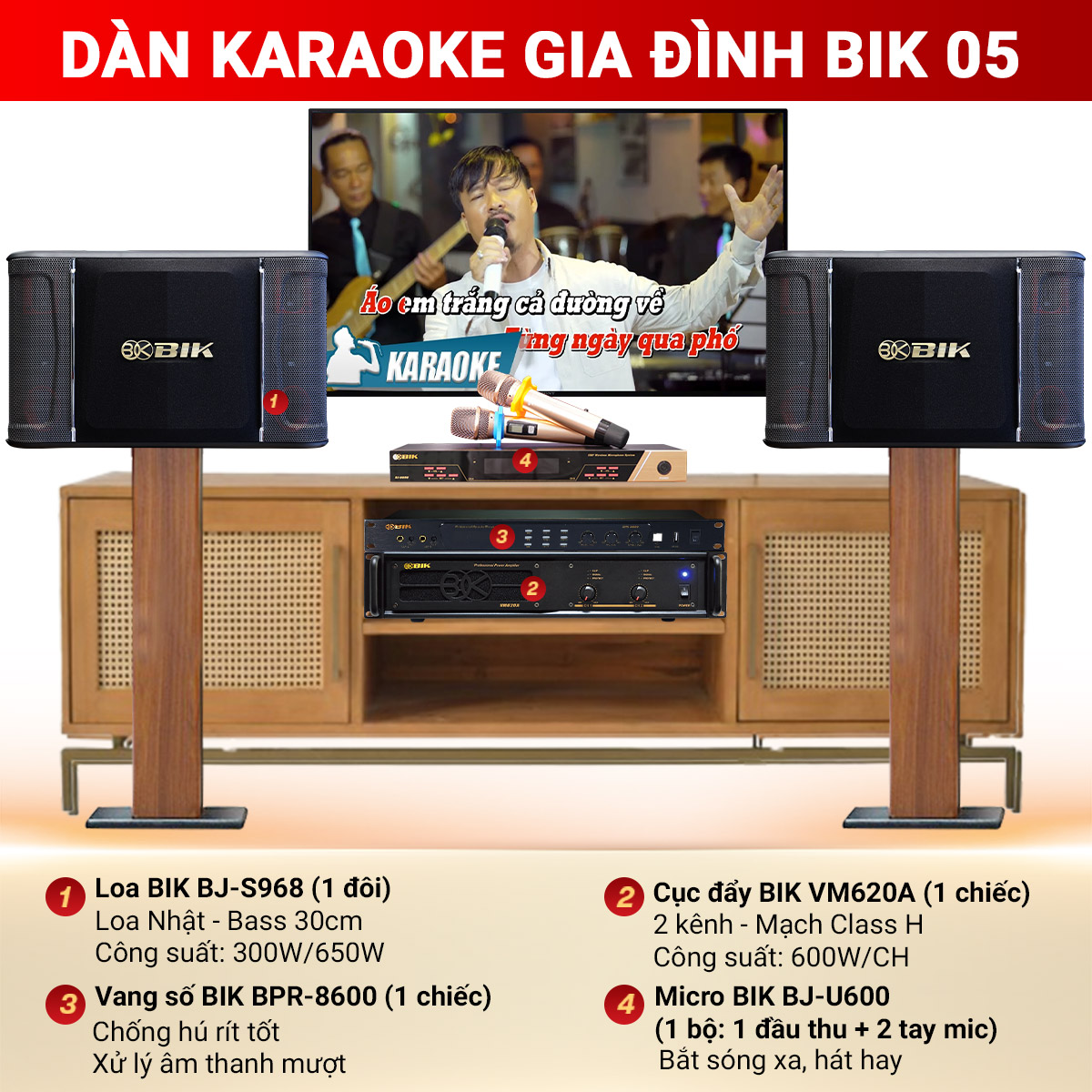 Dàn karaoke gia đình BIK 05