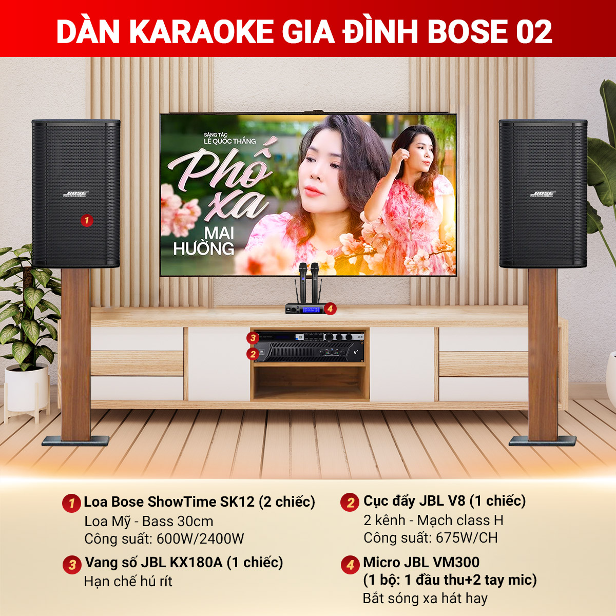 Dàn karaoke gia đình Bose 02