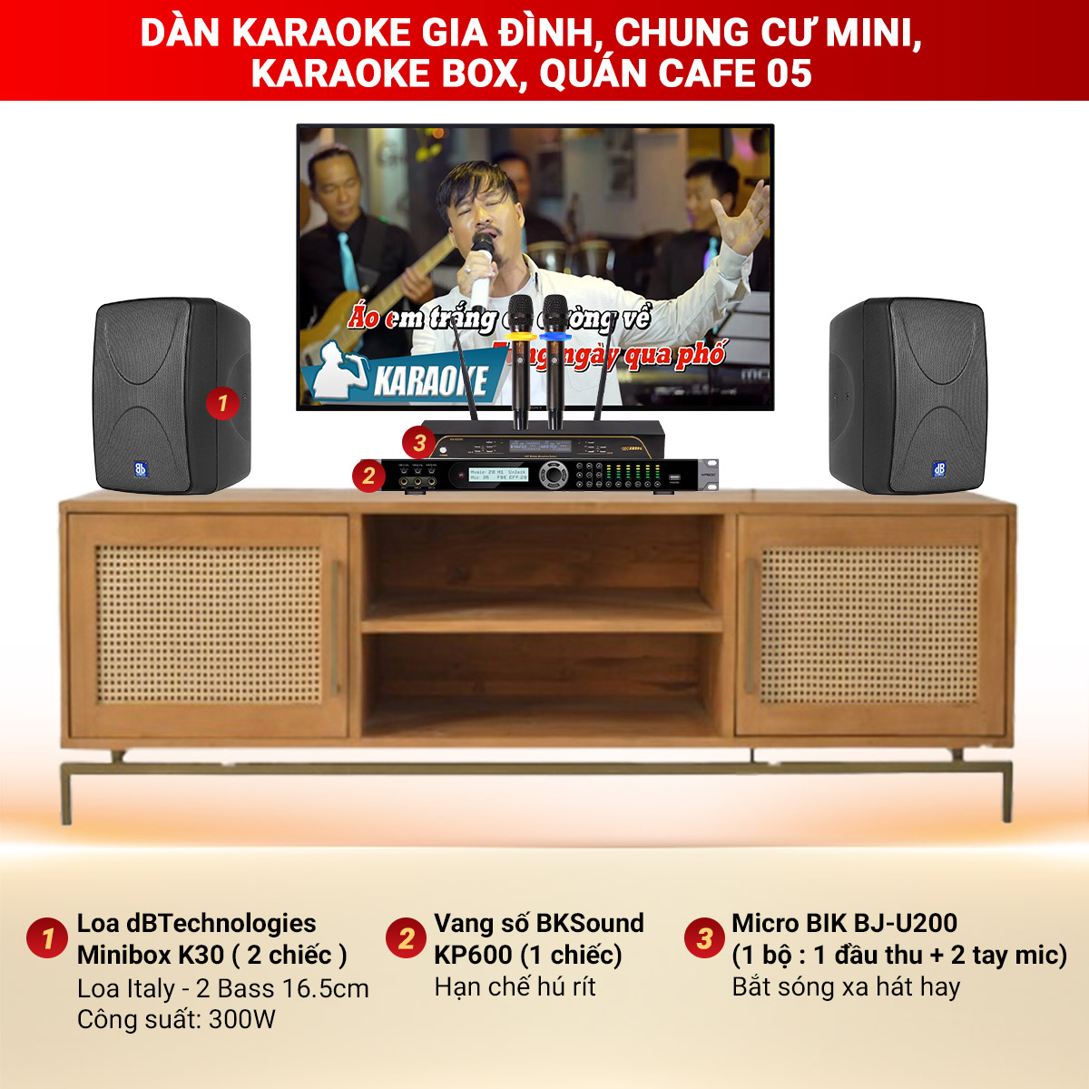 Dàn karaoke gia đình, chung cư mini, karaoke box, quán cafe 05