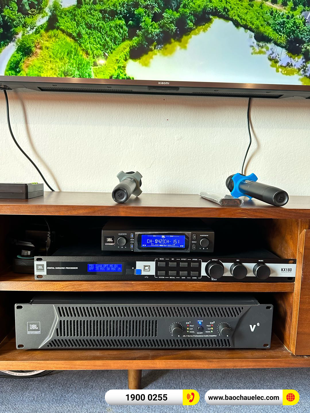 Lắp đặt dàn karaoke JBL hơn 68tr cho anh Hưng tại Hà Nội