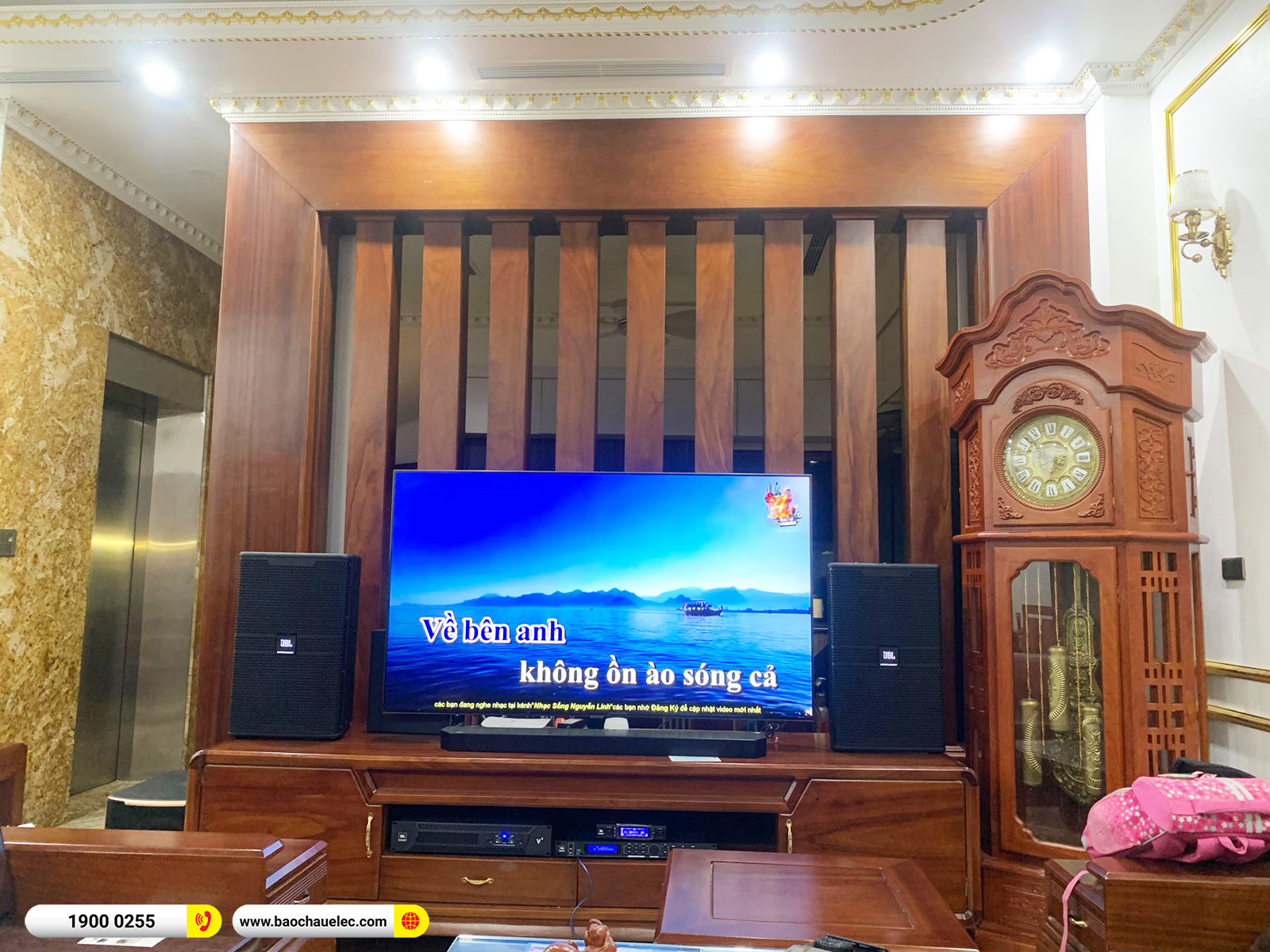 Lắp đặt dàn karaoke JBL gần 90tr cho anh Hùng tại Hà Nội (JBL KP4012 G2, JBL V8, JBL VX8, Pasion 12SP, VM300)