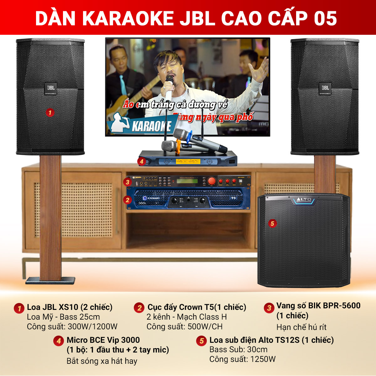 Dàn karaoke JBL cao cấp 05