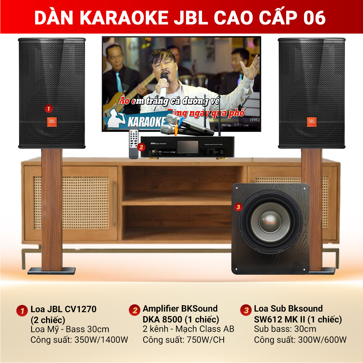 Dàn Karaoke JBL Cao Cấp 06