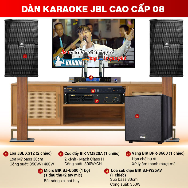 Dàn karaoke JBL cao cấp 08