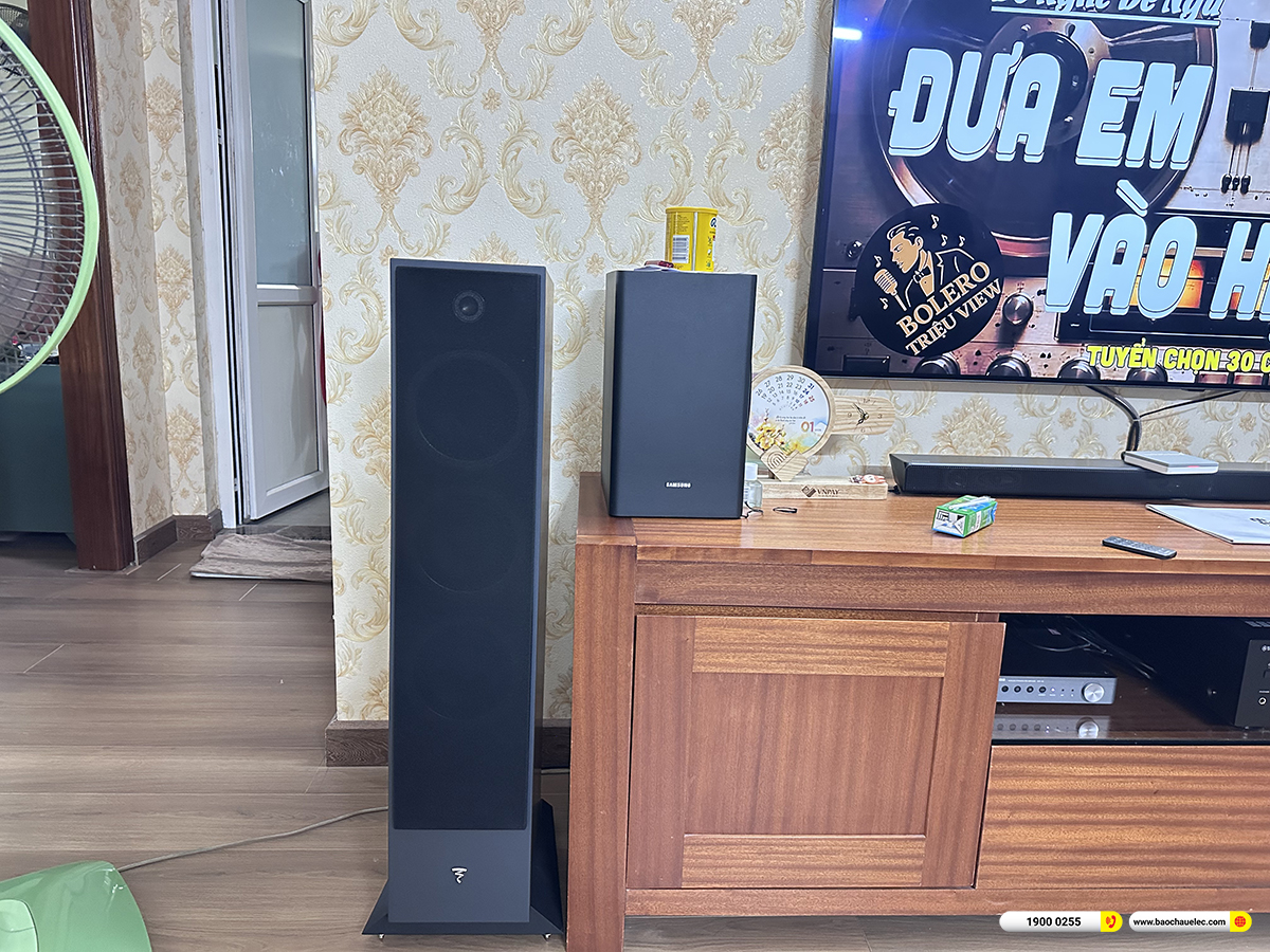 Lắp đặt d&agrave;n nghe nhạc Focal hơn 48tr cho anh Tuấn tại H&agrave; Nội 