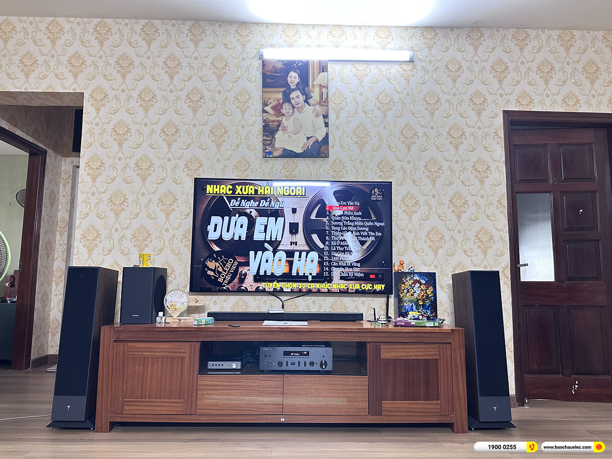 Lắp đặt d&agrave;n nghe nhạc Focal hơn 48tr cho anh Tuấn tại H&agrave; Nội 