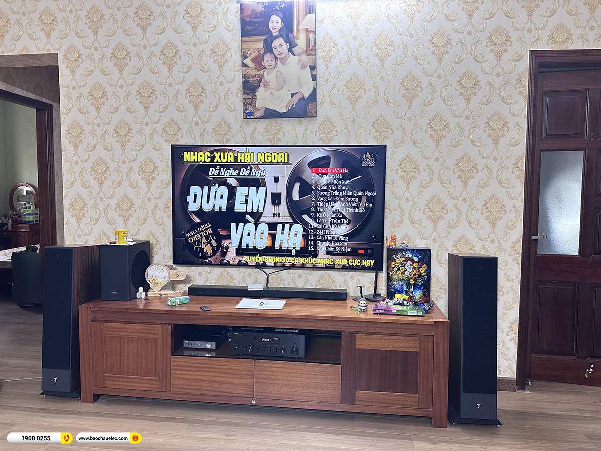 Lắp đặt d&agrave;n nghe nhạc Focal hơn 48tr cho anh Tuấn tại H&agrave; Nội 