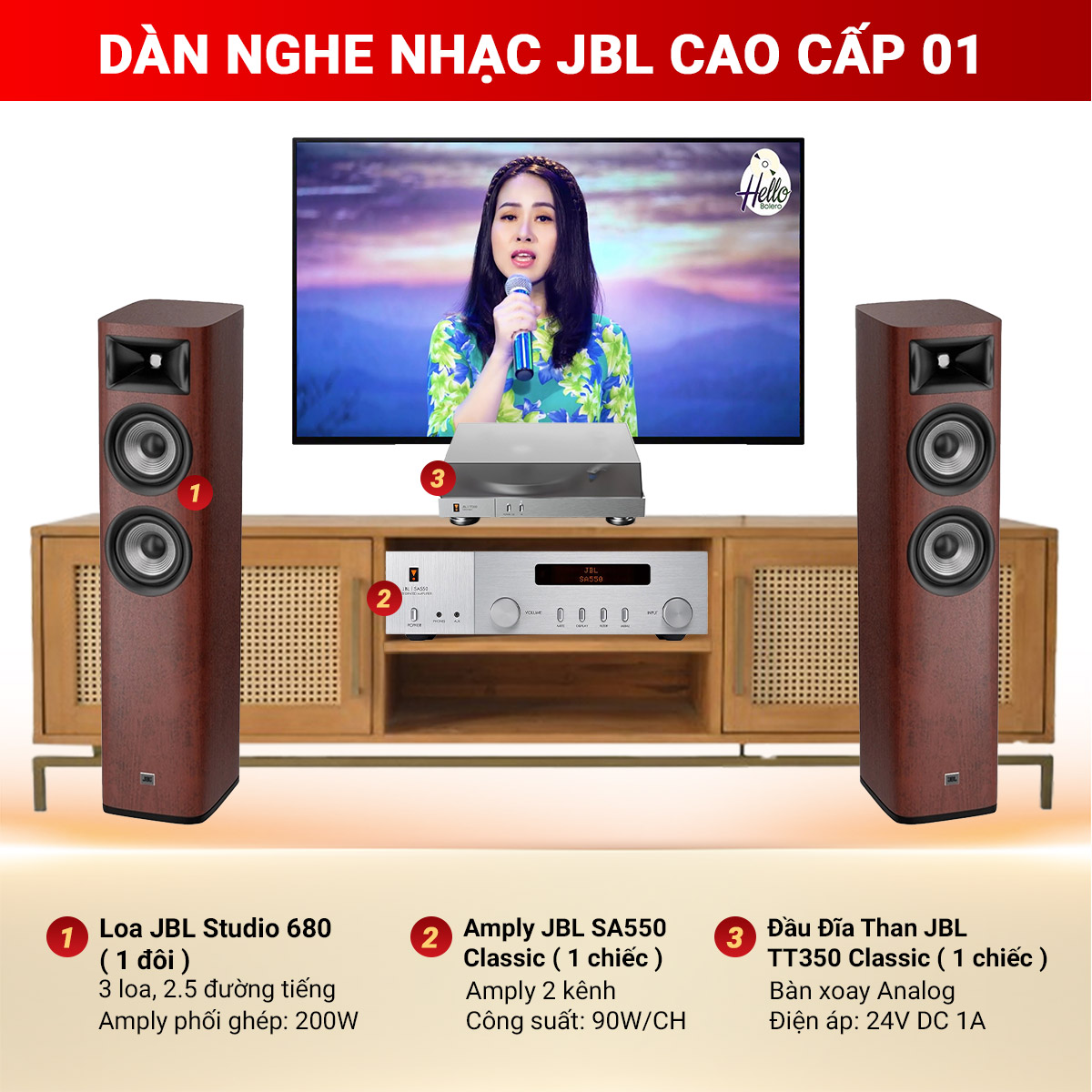 Dàn nghe nhạc JBL cao cấp 01