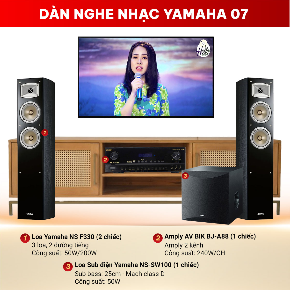 Dàn nghe nhạc Yamaha 07