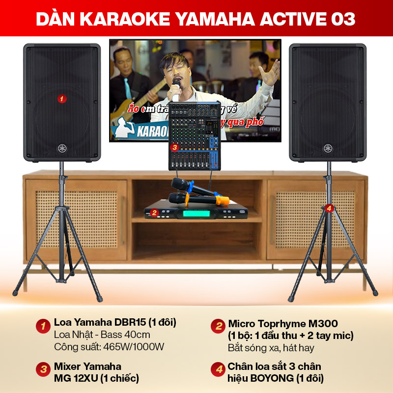Dàn karaoke Yamaha Active 03