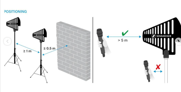 Ăng-ten kích sóng Sennheiser ADP UHF