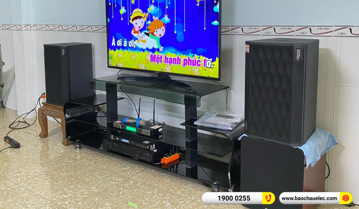 Lắp đặt dàn karaoke Denon hơn 38tr cho anh Hùng tại Đồng Nai