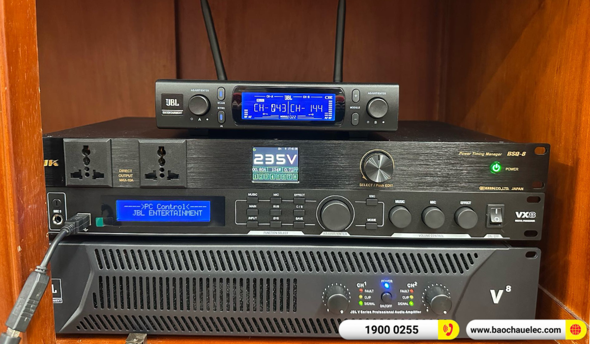 Lắp đặt dàn karaoke RCF hơn 133tr cho anh Hùng tại Hà Nội