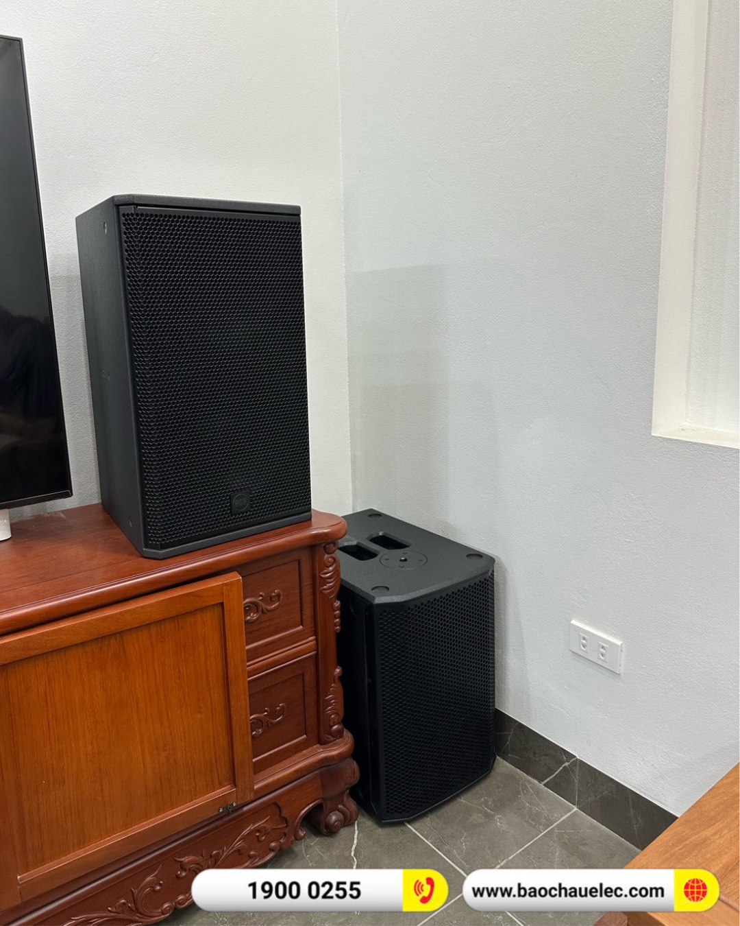 Lắp đặt dàn karaoke RCF hơn 133tr cho anh Hùng tại Hà Nội