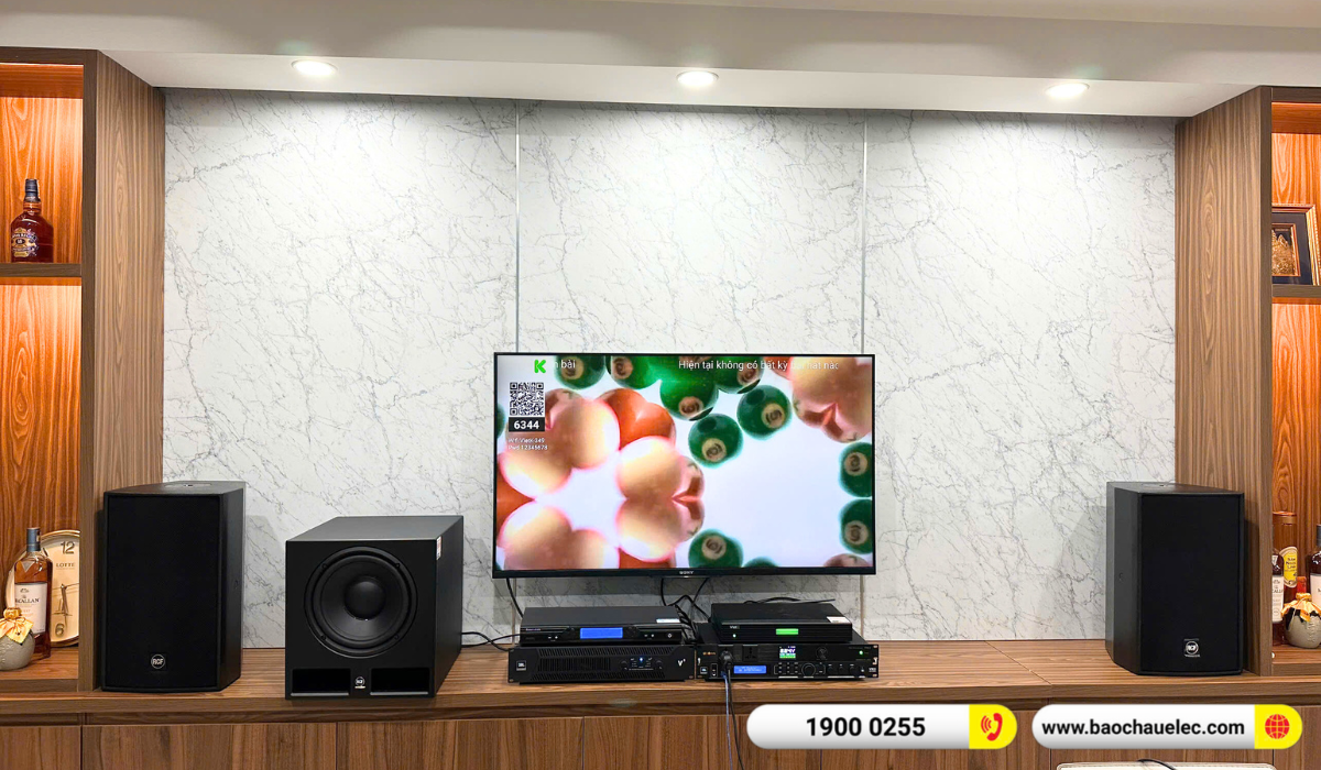 Lắp đặt dàn karaoke RCF hơn 122tr cho biệt thự Vinhomes Gardenia tại Hà Nội