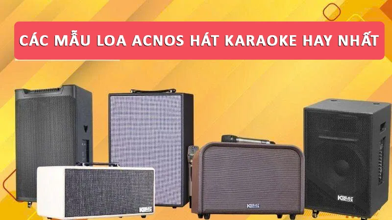 Tổng hợp Loa Acnos hát karaoke hay nhất 2026 | Giá tốt