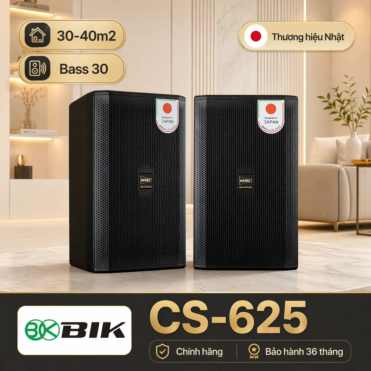 Loa karaoke Nhật BIK CS-625