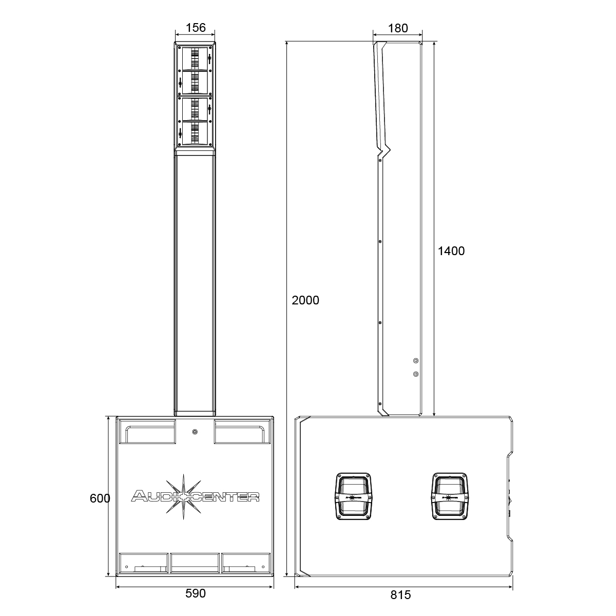 Loa cột Audiocenter L65 MK2 + L65S MK2