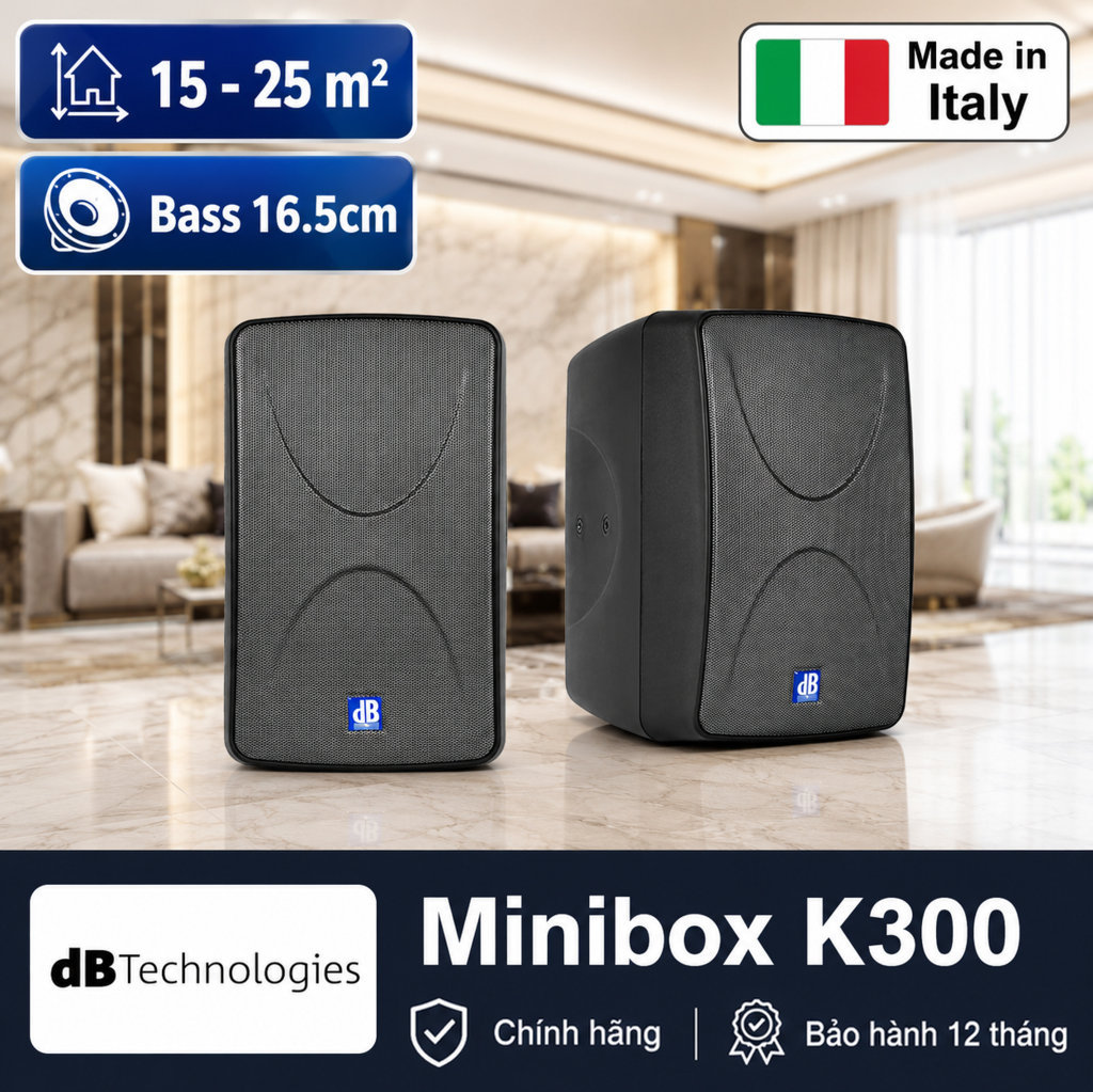 Loa dBTechnologies Minibox K300 (Đen)