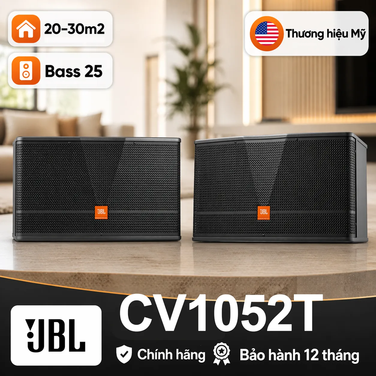 Loa karaoke JBL CV1052T