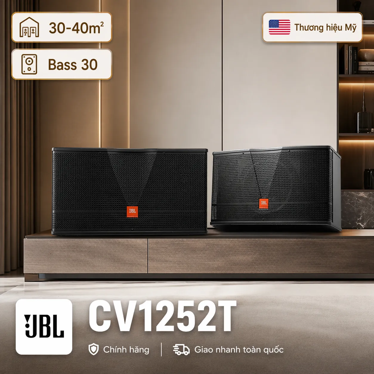 Loa karaoke JBL CV1252T