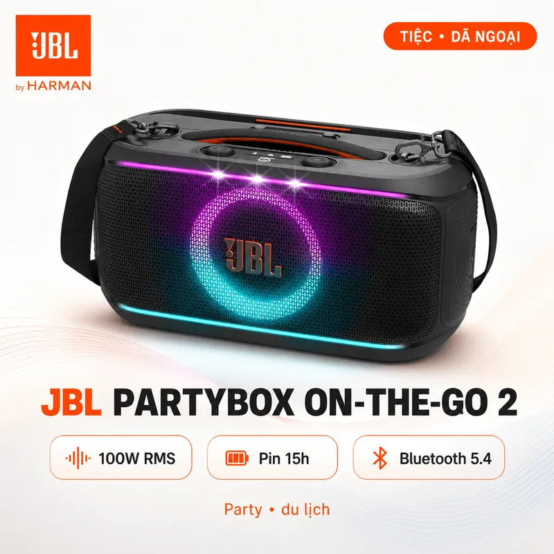 Loa JBL PartyBox On The Go 2