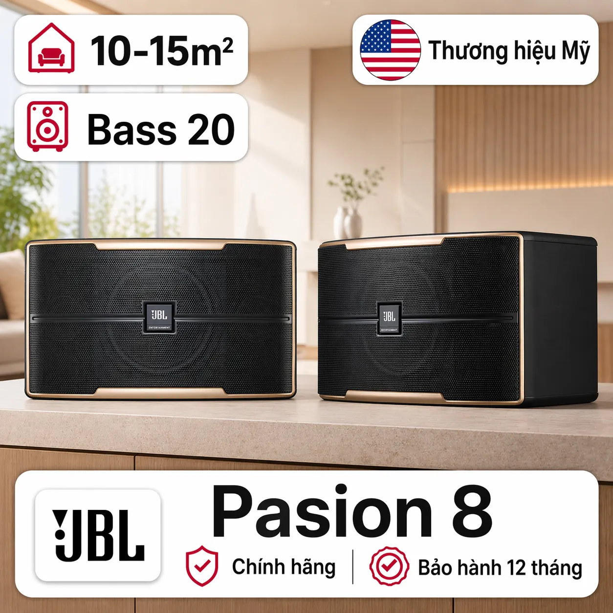 Loa Karaoke JBL Pasion 8