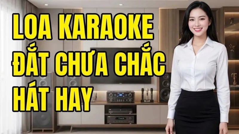 Loa Karaoke Đắt Chưa Chắc Hát Hay: Bí Mật Đằng Sau Tấm Tem Thương Hiệu