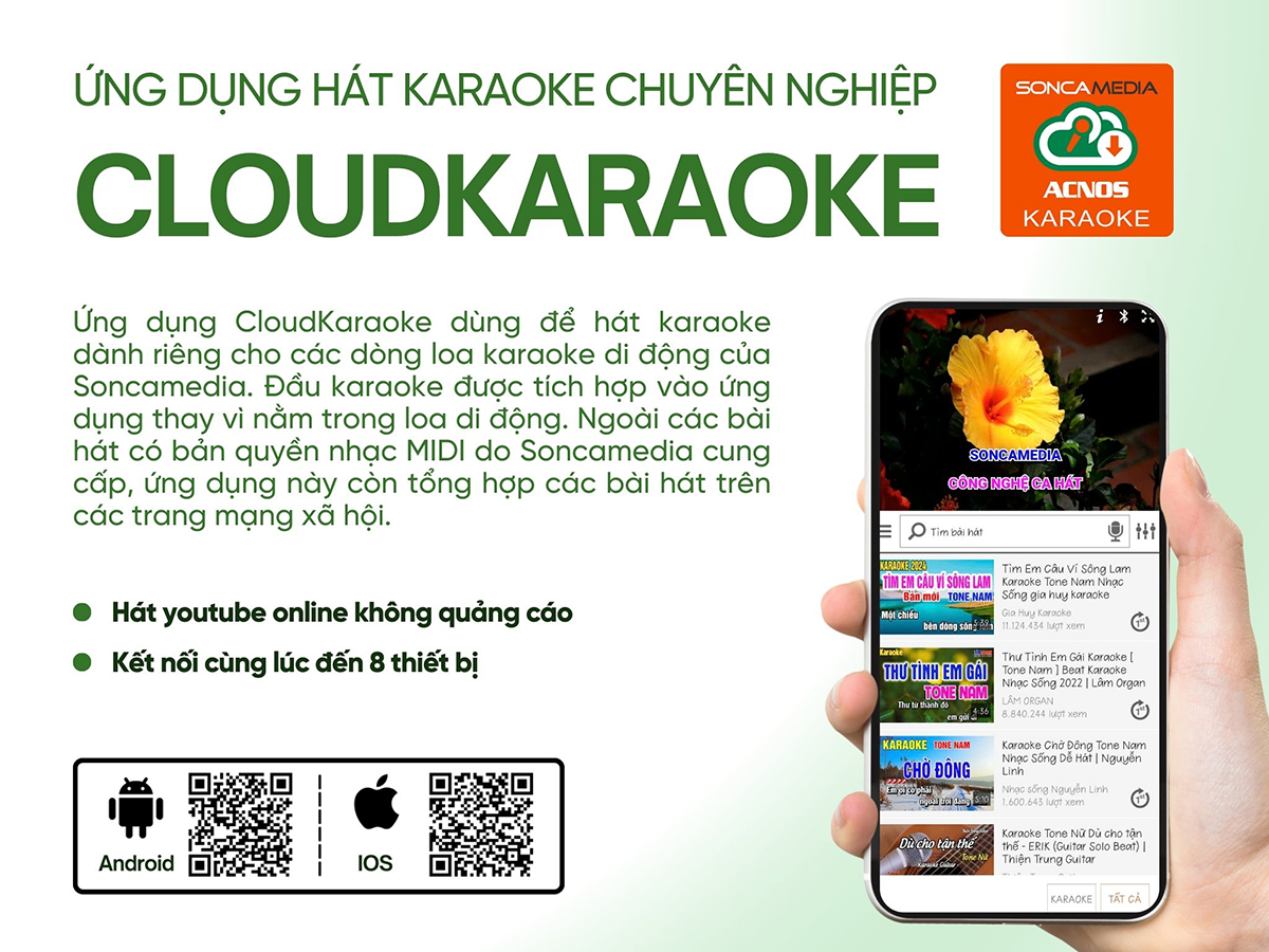 Loa karaoke di động Acnos CS550 Luxury