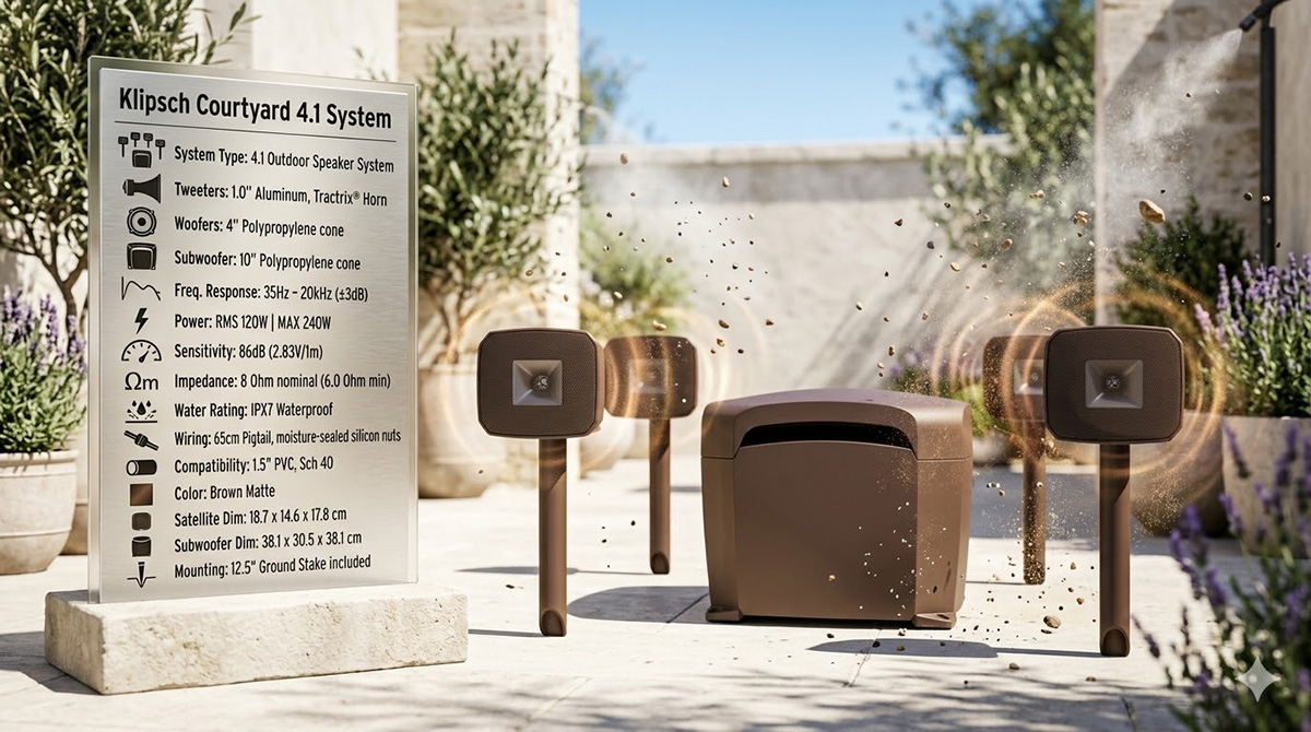 Loa Klipsch Courtyard 4.1