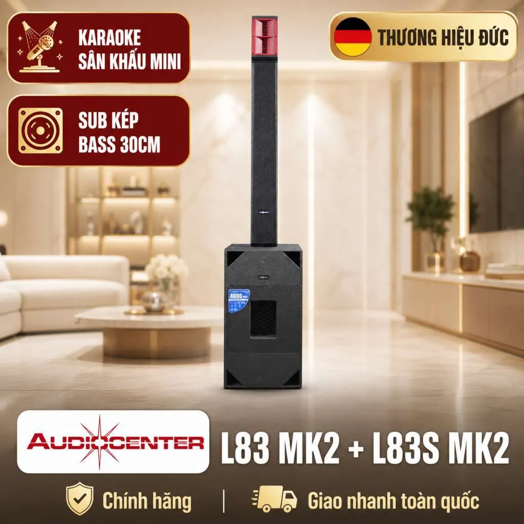 Loa cột Audiocenter L83 MK2 + L83S MK2