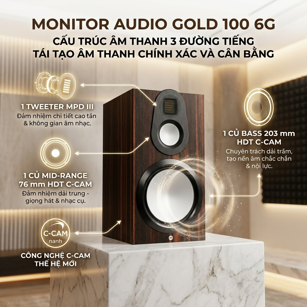 Loa Monitor Audio Gold 100 6G