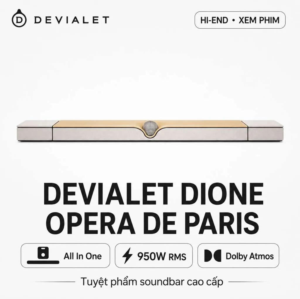 Loa Soundbar Devialet DIONE Opera De Paris