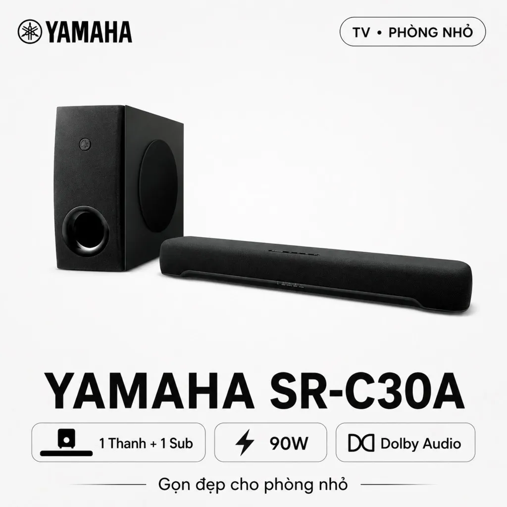 Loa soundbar Yamaha SR-C30A