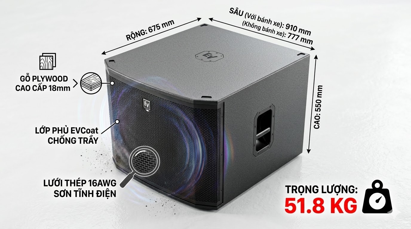 Loa sub Electro Voice ETX-18SP-EU