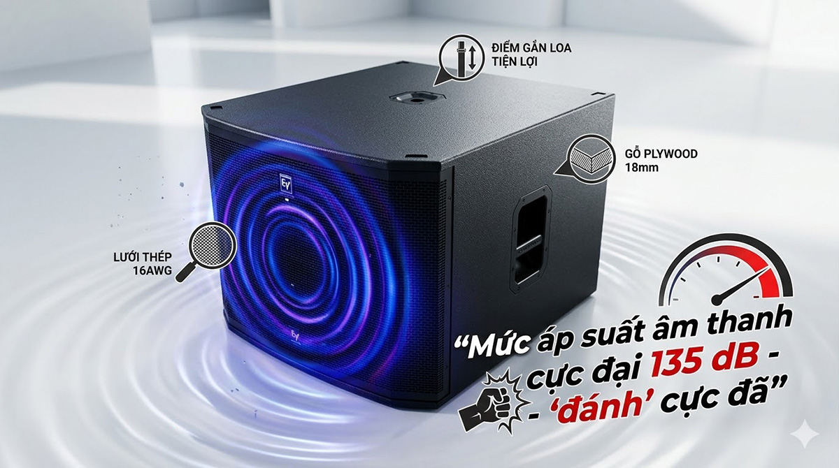 Loa sub Electro Voice ETX-18SP-EU