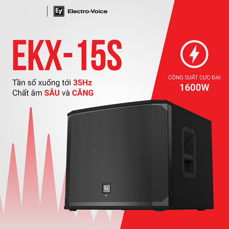 Loa sub hơi Electro Voice EKX15S