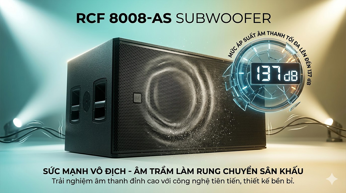 Loa sub RCF 8008-AS