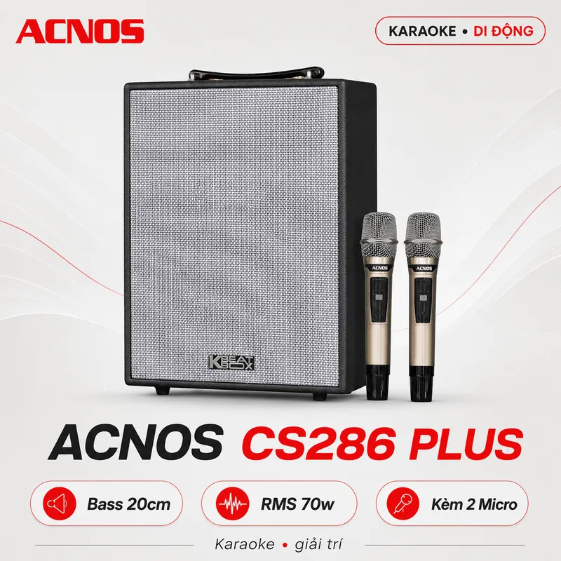 Loa Xách Tay Acnos CS286 Plus