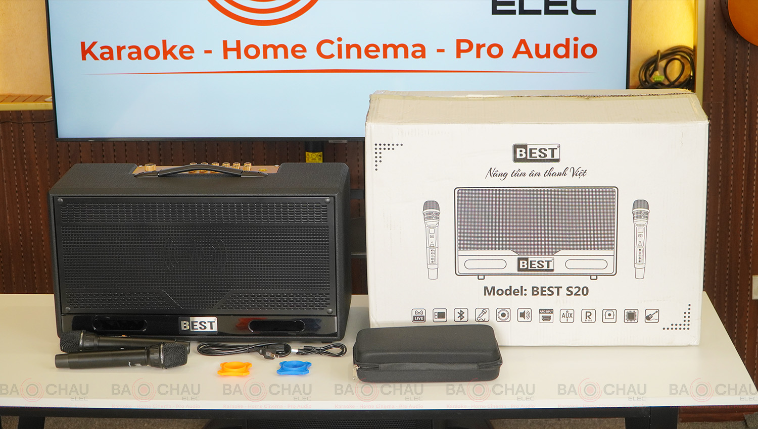 Loa karaoke x&aacute;ch tay BEST S20