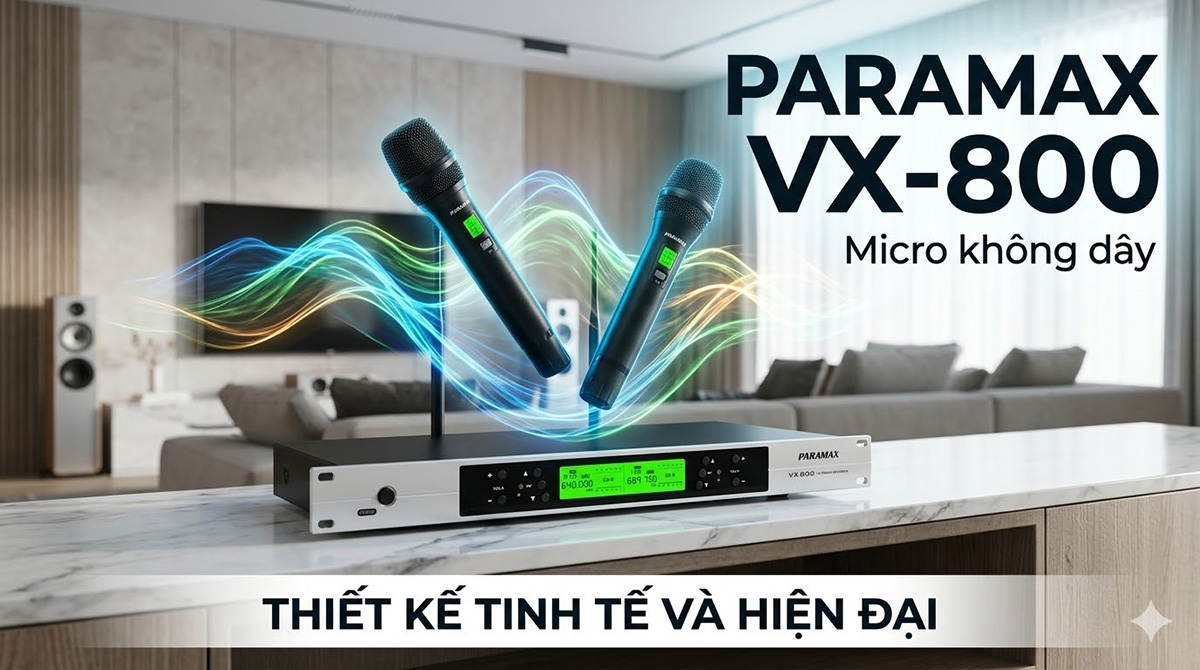Micro không dây Paramax VX-800