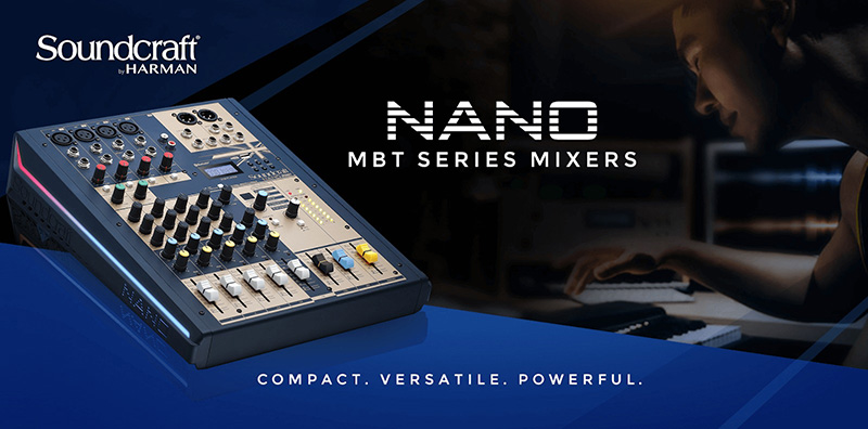 Mixer Soundcraft Nano M08BT