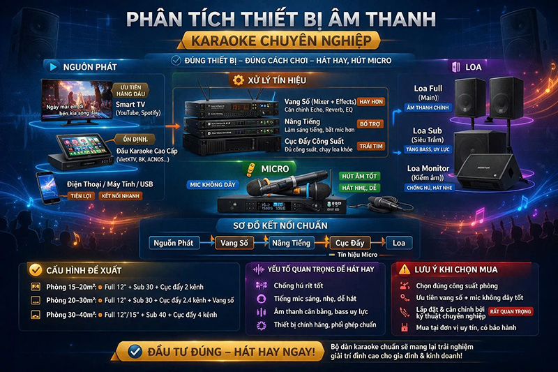 Ph&acirc;n t&iacute;ch thiết bị &acirc;m thanh &ndash; Hiểu đ&uacute;ng để chọn chuẩn