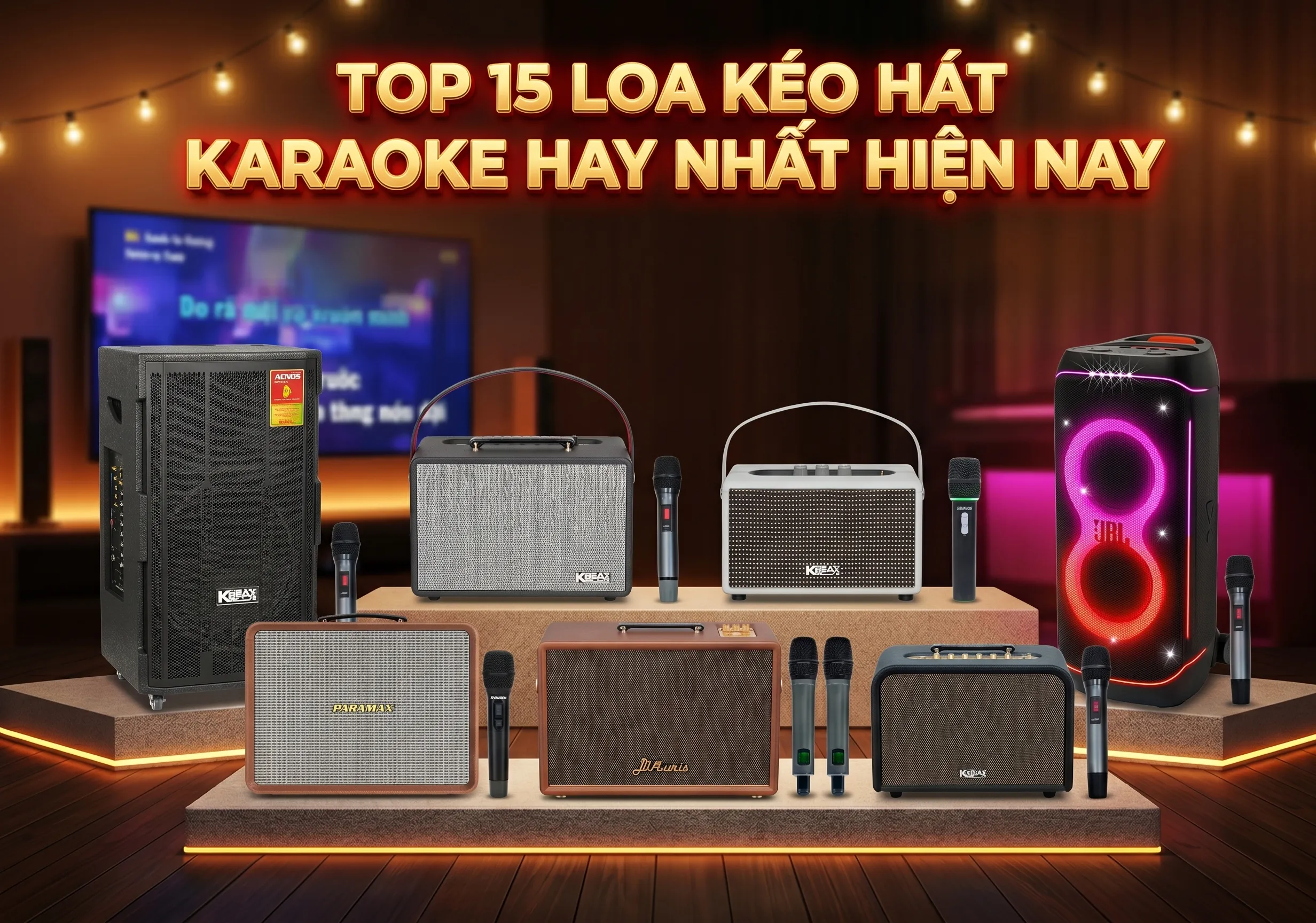 TOP 15 loa kéo hát karaoke hay nhất 2026 | Giá tận gốc